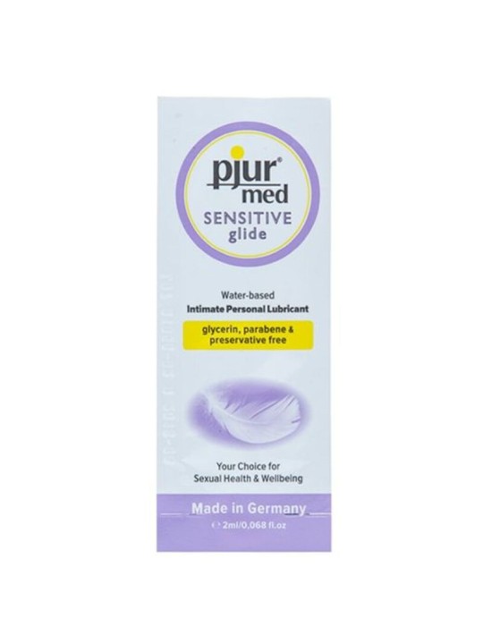 PJUR MED SENSITIVE GLIDE LUBRICANTE BASE AGUA 2 ML