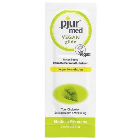 PJUR MED VEGAN GLIDE LUBRICANTE BASE AGUA 2 ML