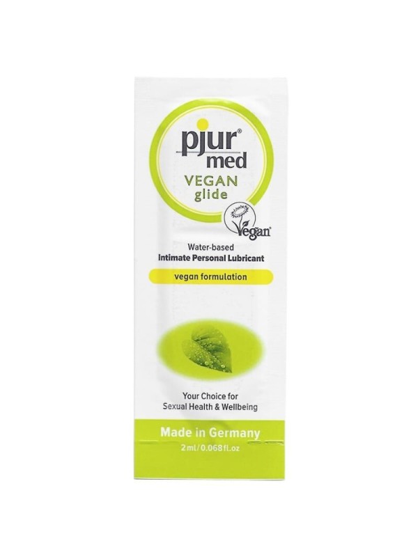 PJUR MED VEGAN GLIDE LUBRICANTE BASE AGUA 2 ML
