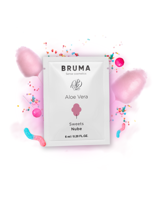 BRUMA 6 ML GEL DESLIZANTE CON ALOE VERA SABOR A NUBE
