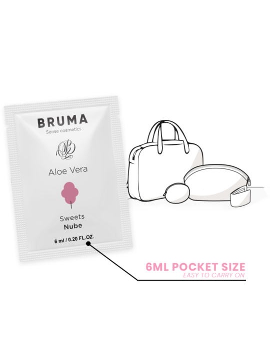 BRUMA 6 ML GEL DESLIZANTE CON ALOE VERA SABOR A NUBE