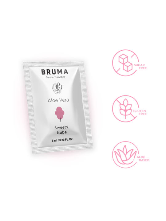 BRUMA 6 ML GEL DESLIZANTE CON ALOE VERA SABOR A NUBE