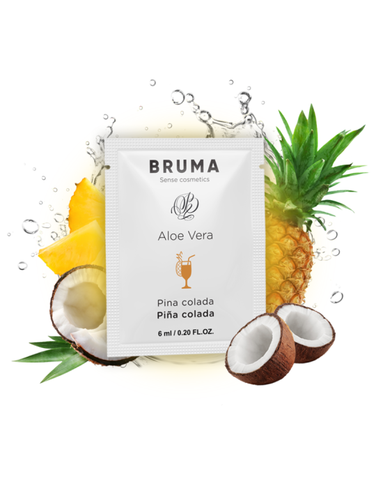 BRUMA 6 ML GEL DESLIZANTE CON ALOE VERA SABOR A PINA COLADA