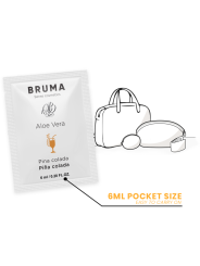 BRUMA 6 ML GEL DESLIZANTE CON ALOE VERA SABOR A PINA COLADA
