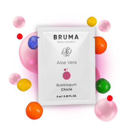 BRUMA 6 ML GEL DESLIZANTE CON ALOE VERA SABOR A CHICLE