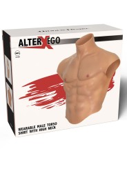 HIDDEN DESIRE ALTER EGO CAMISETA SILICONA TORSO MASCULINO CON ABDOMINALES NATURAL