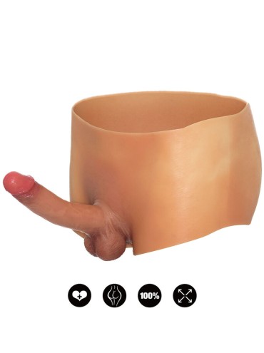 HIDDEN DESIRE ALTER EGO BOXER CON PENE 18 CM NATURAL TALLA L