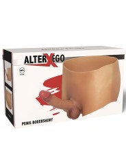 HIDDEN DESIRE ALTER EGO BOXER CON PENE 18 CM NATURAL TALLA L