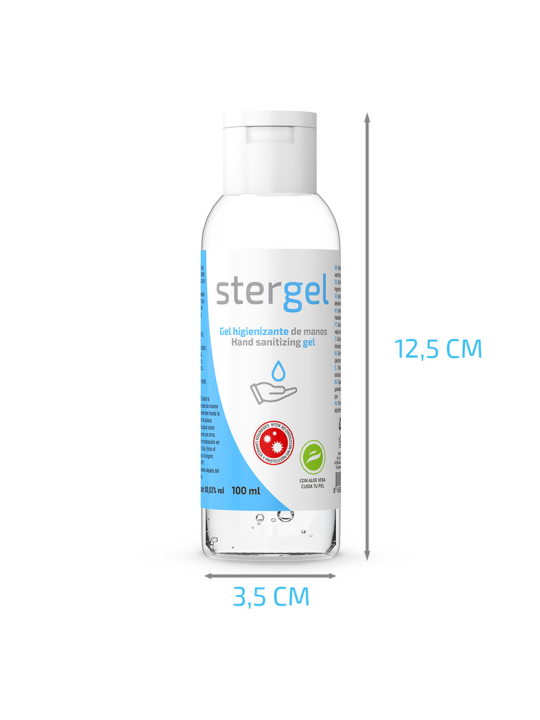 STERGEL GEL HIDROALCOHOLICO HIGIENIZANTE DE MANOS ALOE VERA 100ML