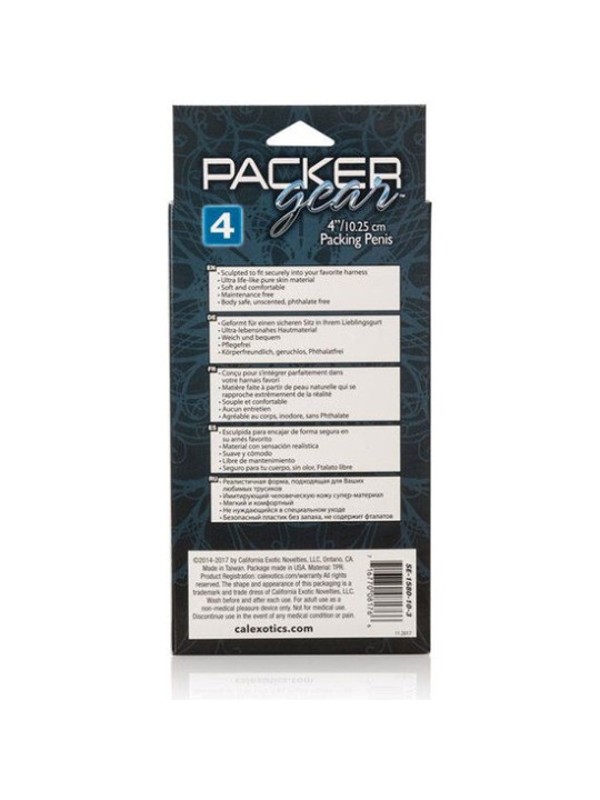 CALEXOTICS PACKING PENIS PENE REALISTICO 1275 CM MARRON