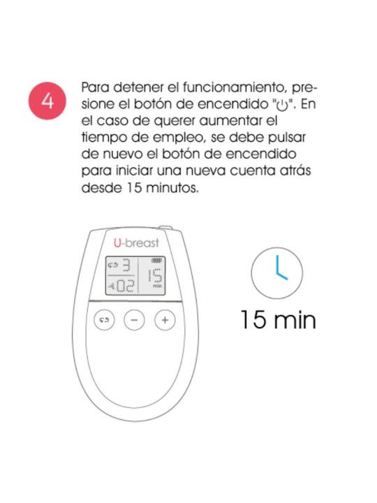 500 COSMETICS U BREAST AUMENTO PECHOS ELECTROESTIMULACION