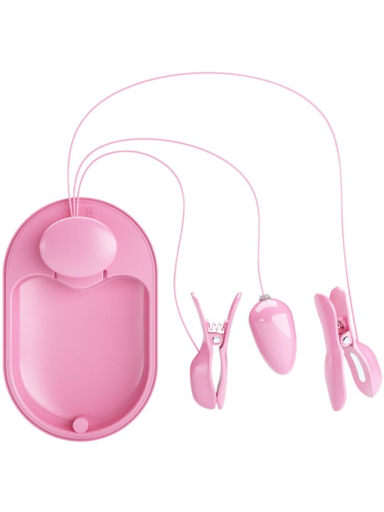 PRETTY LOVE SURPRISE BOX PINZAS ELECTRO ESTIMULACION ROSA