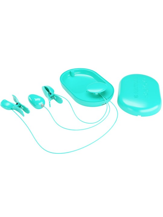 PRETTY LOVE SURPRISE BOX PINZAS ELECTRO ESTIMULACION AZUL PRETTY LOVE SURPRISE BOX PINZAS ELECTRO ESTIMULACION AZUL