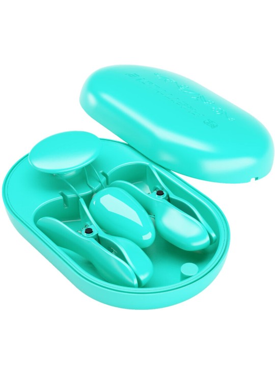 PRETTY LOVE SURPRISE BOX PINZAS ELECTRO ESTIMULACION AZUL