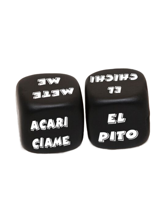 DIABLO PICANTE 2 DADOS ACCION Y PARTE DEL CUERPO