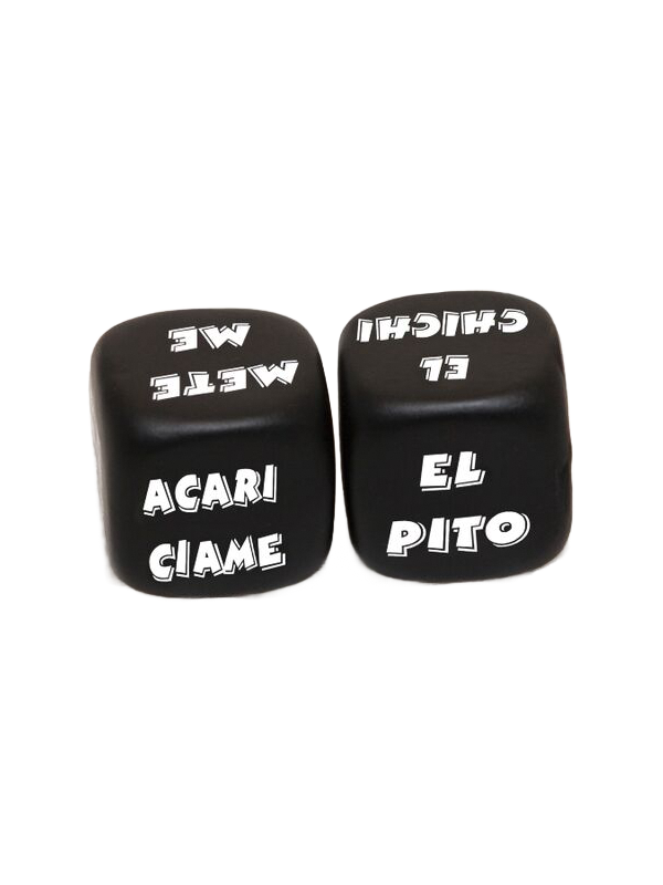 DIABLO PICANTE 2 DADOS ACCION Y PARTE DEL CUERPO