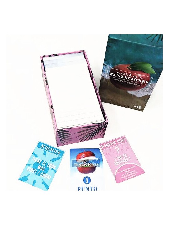 LA ISLA DE LAS TENTACIONES JUEGO DE CARTAS OFICIAL ES