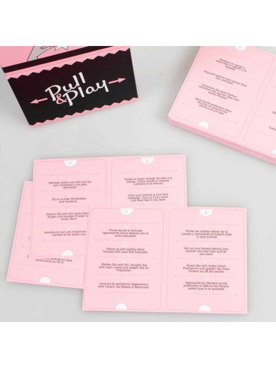 SECRETPLAY PULL PLAY JUEGO DE CARTAS ES EN DE FR NL PT IT