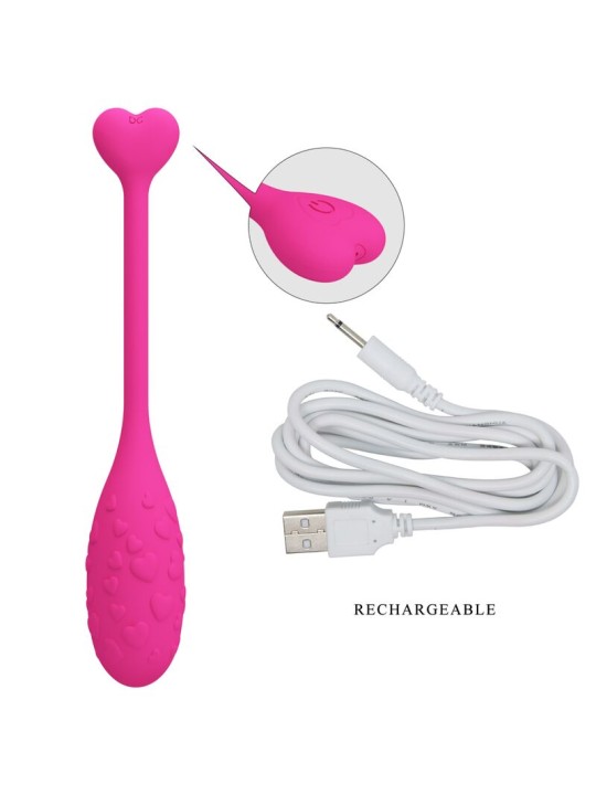 PRETTY LOVE HUEVO VIBRADOR PESCADOR ROSA CONTROLADO POR APP