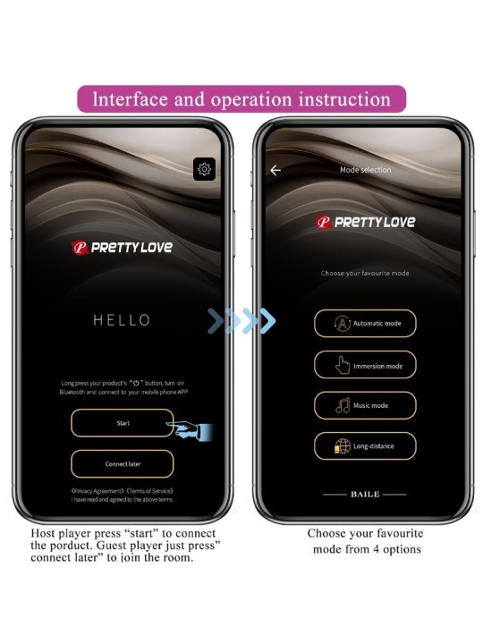 PRETTY LOVE BILLY VIBRATION LILA APP GRATUITA