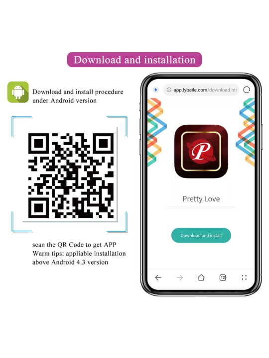 PRETTY LOVE HECTOR VIBRADOR ELECTROSHOCK POR CONTROL POR APP LILA