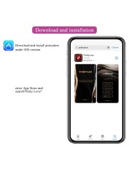 PRETTY LOVE FISHERMAN HUEVO VIBRADOR LILA CONTROLADO POR APP