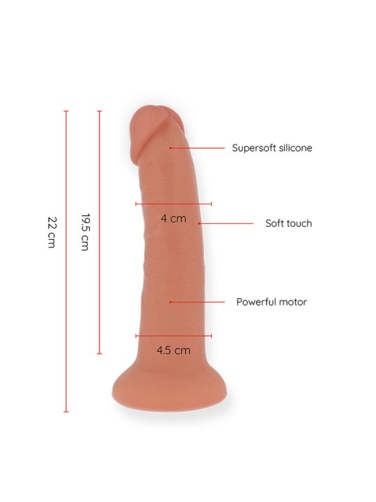 ONINDER LARGE BOGOTA DILDO VIBRADOR 9 VELOCIDADES NATURAL 22 CM O 45 CM APP GRATUITA