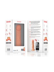 ONINDER LARGE BOGOTA DILDO VIBRADOR 9 VELOCIDADES NATURAL 22 CM O 45 CM APP GRATUITA