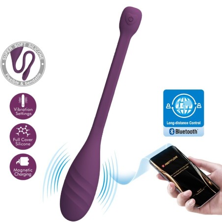 PRETTY LOVE LEVIATHAN VIBRADOR CONTROLADO POR APP MORADO