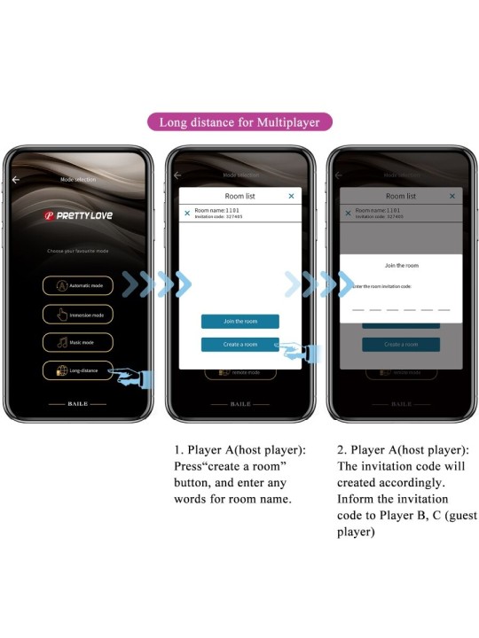 PRETTY LOVE LEVIATHAN VIBRADOR CONTROLADO POR APP MORADO