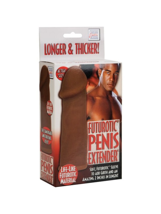 CALEXOTICS FUTUROTIC FUNDA EXTENSION PENE MARRON
