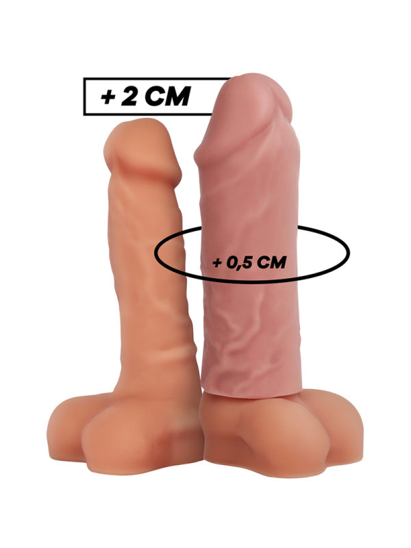 VIRILXL EXTENSION DE PENE LIQUID SILICONE V3 NATURAL