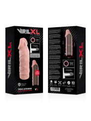 VIRILXL EXTENSION DE PENE LIQUID SILICONE V5 NATURAL
