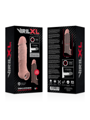 VIRILXL EXTENSION DE PENE LIQUID SILICONE V9 NATURAL