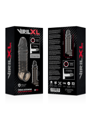 VIRILXL EXTENSION Y FUNDA DE PENE V11 NEGRO
