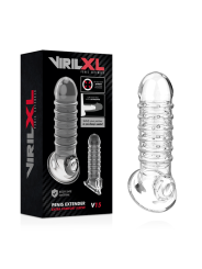 VIRILXL EXTENSION Y FUNDA DE PENE V15 TRANSPARENTE