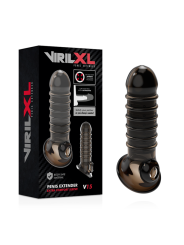VIRILXL EXTENSION Y FUNDA DE PENE V15 NEGRO