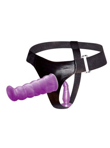 BAILE ARNES ANAL Y VAGINAL FEMENINO LILA PUNTO G 17 CM