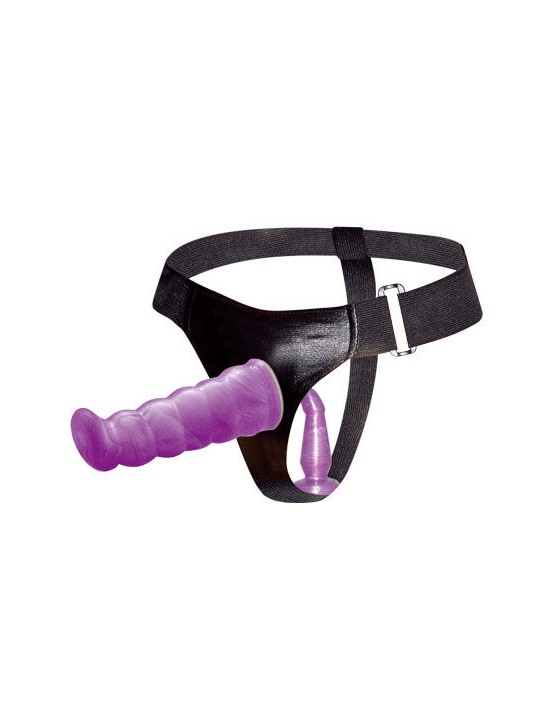 BAILE ARNES ANAL Y VAGINAL FEMENINO LILA PUNTO G 17 CM