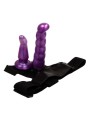BAILE ARNES ANAL Y VAGINAL FEMENINO LILA PUNTO G 17 CM