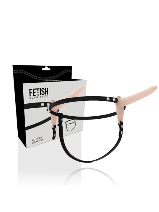 FETISH SUBMISSIVE HARNESS SILICONA FLESH 15 CM