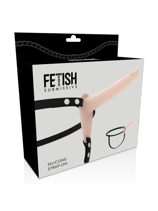 FETISH SUBMISSIVE HARNESS SILICONA FLESH 15 CM