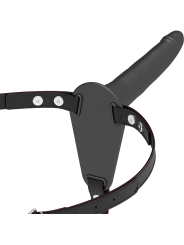 FETISH SUBMISSIVE HARNESS SILICONA NEGRO 15 CM