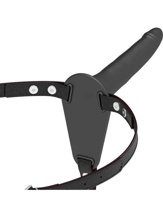 FETISH SUBMISSIVE HARNESS SILICONA NEGRO 15 CM