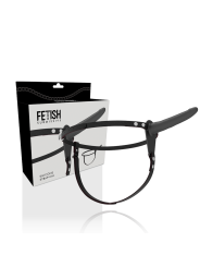 FETISH SUBMISSIVE HARNESS SILICONA NEGRO 15 CM