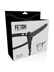 FETISH SUBMISSIVE HARNESS SILICONA NEGRO 15 CM