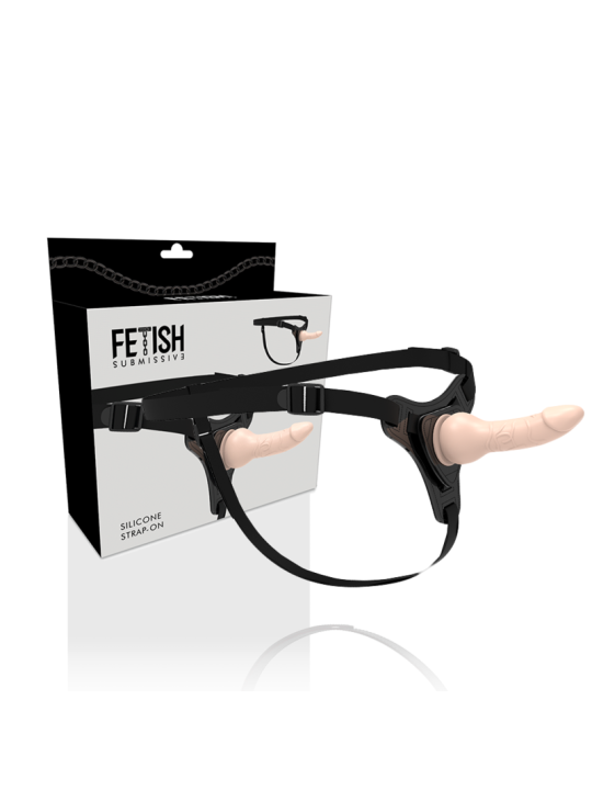 FETISH SUBMISSIVE HARNESS SILICONA FLESH REALISTIC 16CM