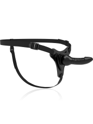 FETISH SUBMISSIVE HARNESS SILICONA NEGRO REALISTIC 16 CM