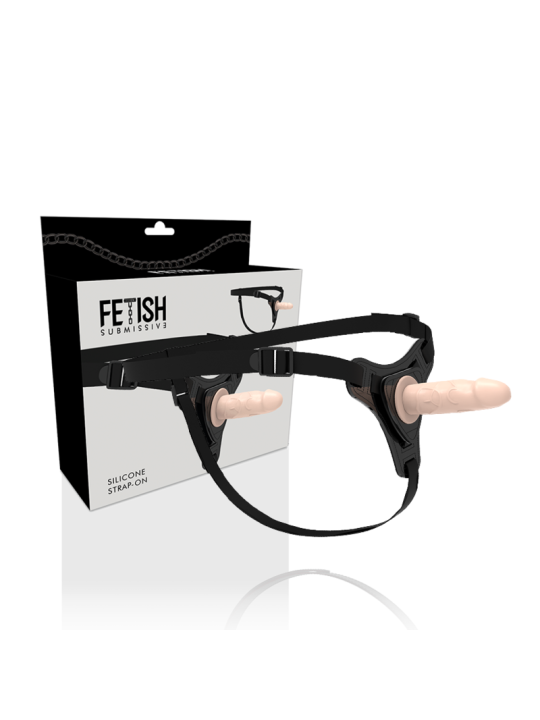 FETISH SUBMISSIVE HARNESS SILICONA FLESH REALISTIC 125 CM