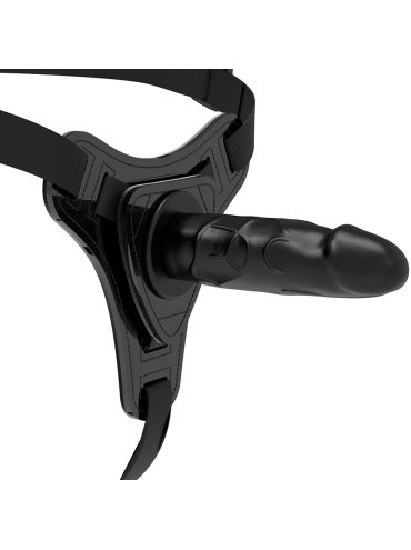 FETISH SUBMISSIVE HARNESS SILICONA NEGRO REALISTIC 15 CM